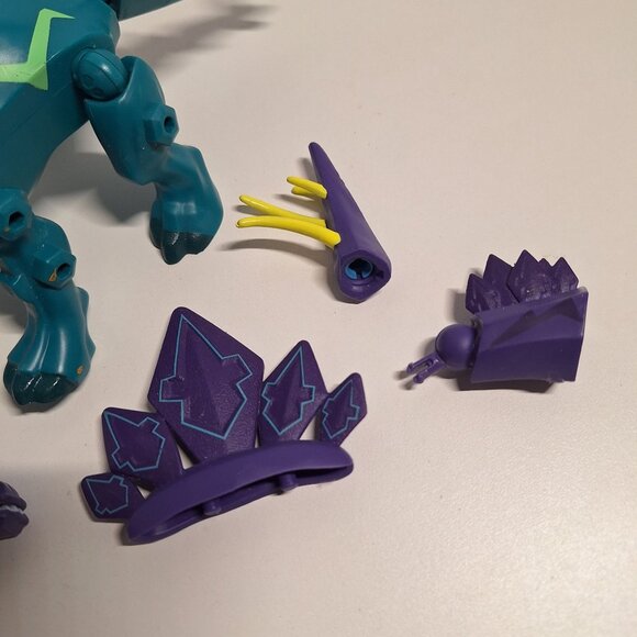 Jurassic World Hero Mashers Triceratops Stegosaurus Hybrid Mix & Match Parts Lot - Picture 2 of 7